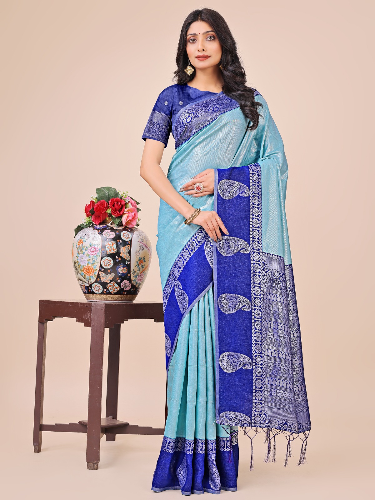 Astita Cadbury Cotton Weaving Daily Wear Sarees